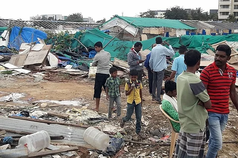 1,000 people left homeless in Bengaluru, as BBMP razes homes citing lake encroachment
