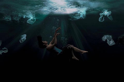 Rashmika's water pollution photoshoot – don’t worry, she didn’t actually enter Bellandur lake