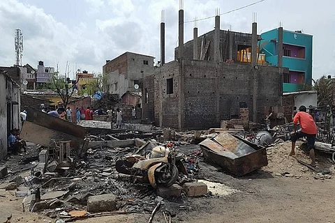 80 homes gutted in Besant Nagar beach fire in Chennai