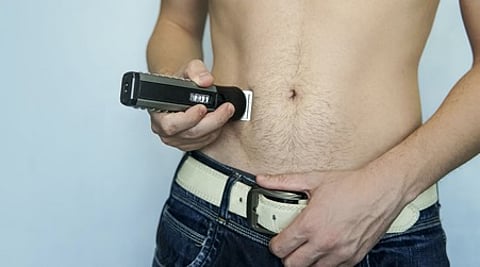 How men can trim their body hair