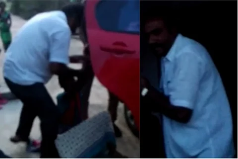 Caught on camera: K'taka man abducts woman, forces her into bonded labour