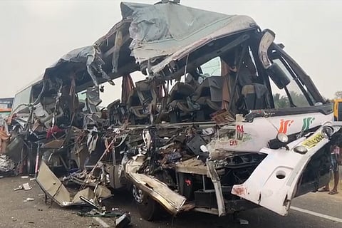 Bengaluru-Kochi KSRTC bus meets with accident in TN, 19 people dead