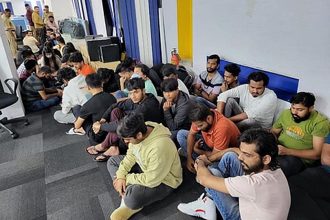 Employees of the call centre