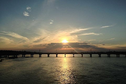 Cauvery River in Tiruchy