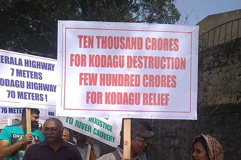 ‘Save Kodagu, Save Cauvery’: 500 environmentalists protest highway project