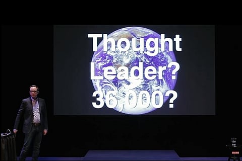 Ted Talks spoof: How to be a thought leader and get standing ovations for saying nothing at all