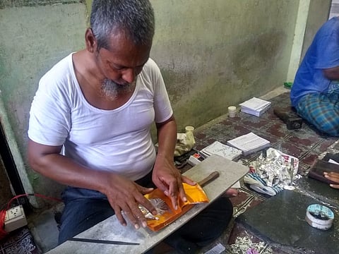 How the traditional art of silver leaf making is fading in Hyderabad's Old City