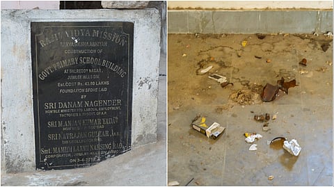 This Hyderabad school doesn’t have students, but booze bottles and cigarette stubs