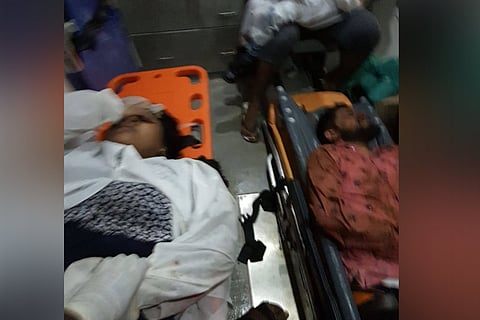 Passengers injured in air crash