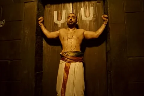 Kamal is seen as Rangarajan Nambi in the screengrab from Dasavatharam