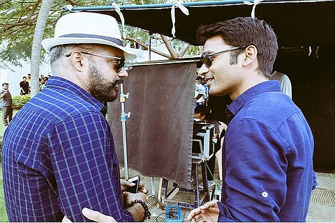 Actor Dhanush and Director Gautham Menon busy shooting for the next film in Turkey