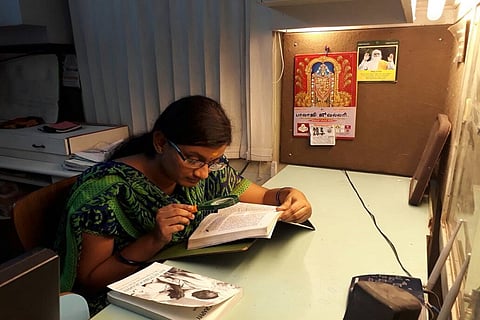 This visually impaired TN girl beat all odds to score 96.6% in the CBSE Class XII exams