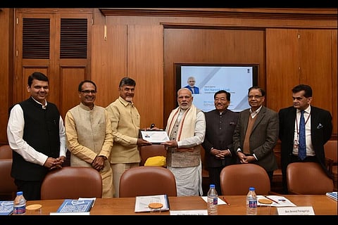 Any cash transactions above Rs 50,000 should be taxed, CMs tell Modi