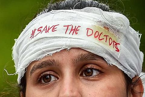Doctor's protest