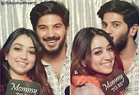 These pics of Dulquer Salmaan and his wife at her baby shower will make you go 'aww'