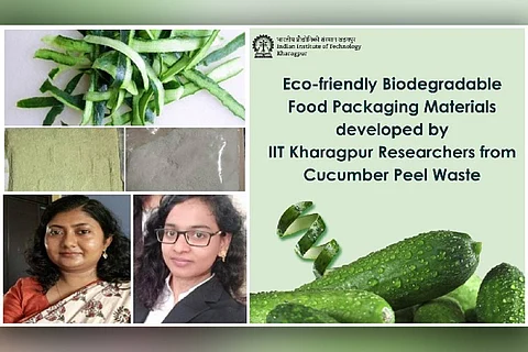 IIT Kharagpur researchers develop eco-friendly food packaging material with cucumber peels
