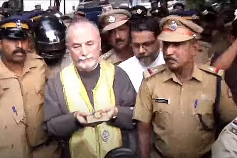 Archbishop Cyril Vasil at the St Mary's Basilica