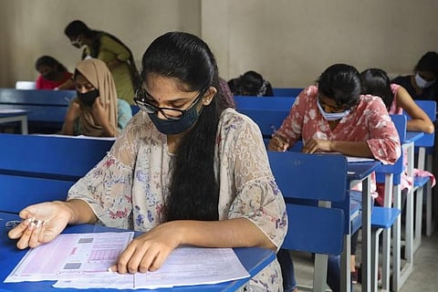 Students in a classroom