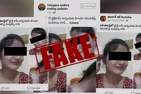 Fact check: Message claiming woman attacked in Hyd for chanting ‘Jai Sri Ram’ is fake