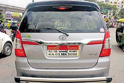 Have a fancy number plate for your vehicle in Karnataka? Be ready to pay Rs 500 fine