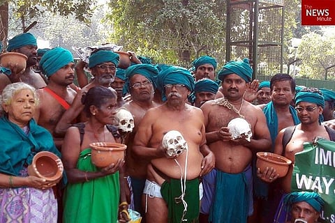 TN farmers protest in Delhi again over ‘unfulfilled’ promises made by state and Centre