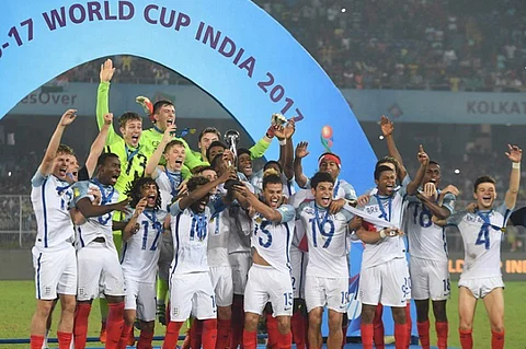 England makes stunning comeback after being 2-0 down, lifts their maiden U-17 World Cup title