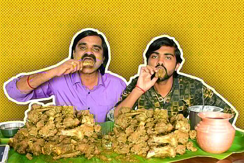 Mounds of biriyani in one go? 4 kg of jackfruit in 7 mins? World of online food challenges