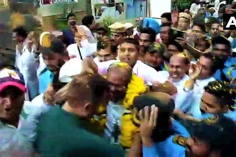 Rape-accused Bishop Franco Mulakkal given grand welcome in Jalandhar