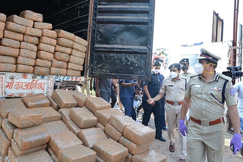 The ganja was being transported from Koraput district in Odisha to Uttar Pradesh via Telangana, as the dealers allegedly hoped to make sales in Telangana on their way.