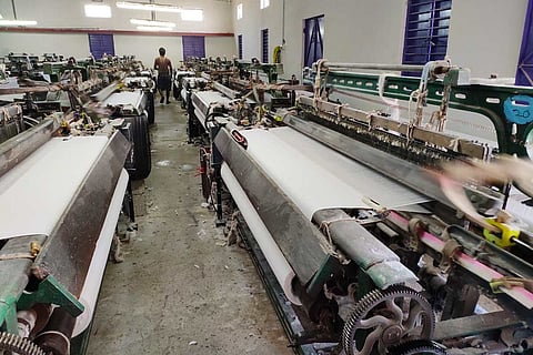 Workers at a garment factory