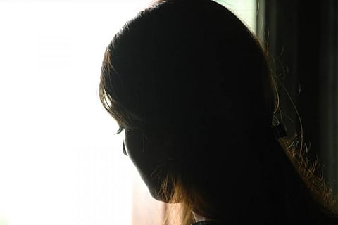 Image of the profile of a woman