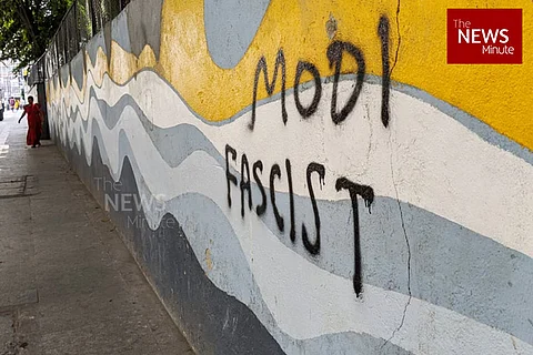 'No CAA', 'Free Kashmir' graffiti found on Bengaluru’s Church Street walls