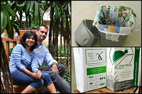 Bengaluru couple provides eco-friendly alternative to plastic garbage bags