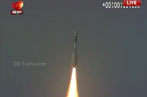 Landmark ISRO moment; launch of GSLV with indigenous cryogenic engine a success