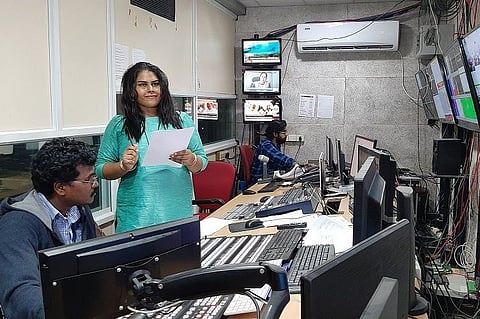 Trans woman journalist Heidi Saadiya makes debut as TV news reporter in Kerala