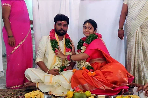 Wedding photo of Hemanth and Avanti Reddy