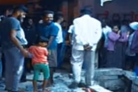 Gas line leaks and explodes in Bengaluru during underground drilling work, 1 injured