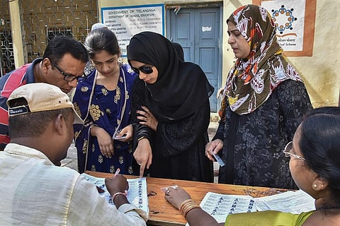 Hyderabad sees dismal voter turnout of under 40% as polling concludes in Telangana