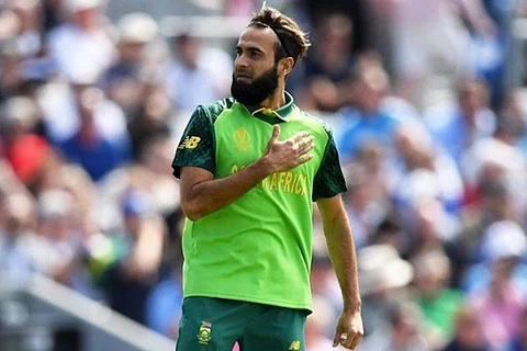 Imran Tahir becomes first ever spinner to bowl opening over in a World Cup