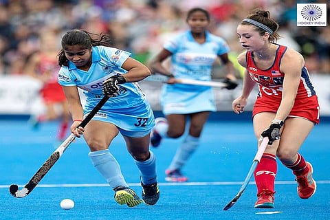 Hockey World Cup: Indian women hold US, qualify for quarters playoffs