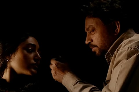 Irrfan Khan and Golshifteh Farahani in The Song of Scorpions