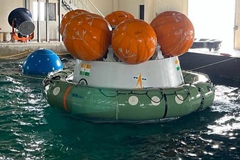 ISRO conducts initial trials of human space mission crew module recovery