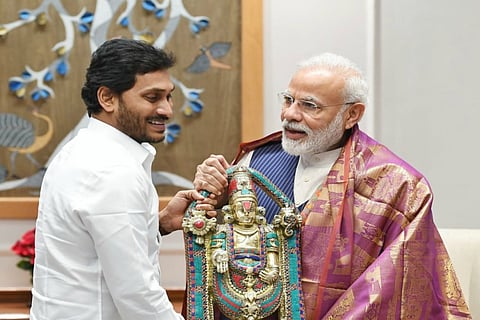 Andhra CM Jagan meets PM Modi, seeks support for three capitals and Disha Act