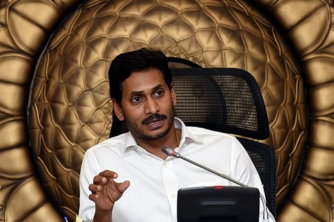 Opposition fumes as AP govt orders Panchayat offices to be painted in YSRCP colours