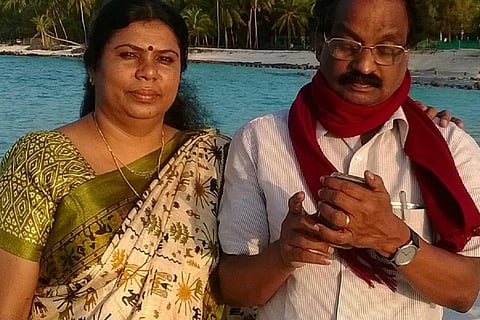 PK Jameela and AK Balan