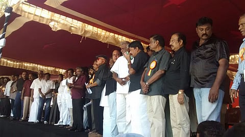 Tamil Nadu movie world shows solidarity to Jayalalithaa