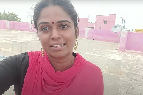 Jega Vaishu, the YouTuber who posted a vlog on menstrual segregation