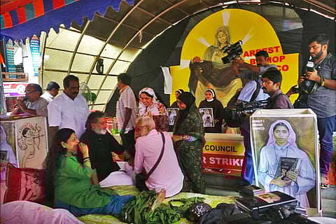 Actor Joy Mathew booked for protesting in prohibited area in support of nuns