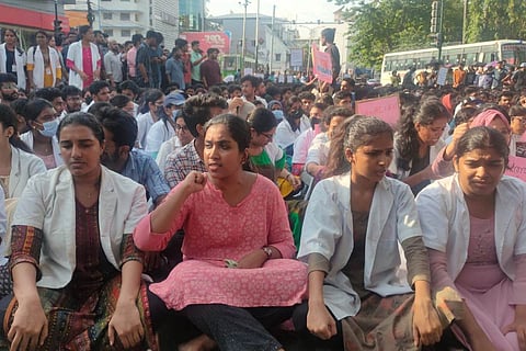 Junior doctors on strike
