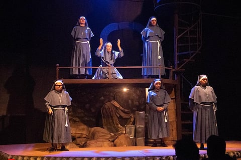 Scene from the play Kakkukali